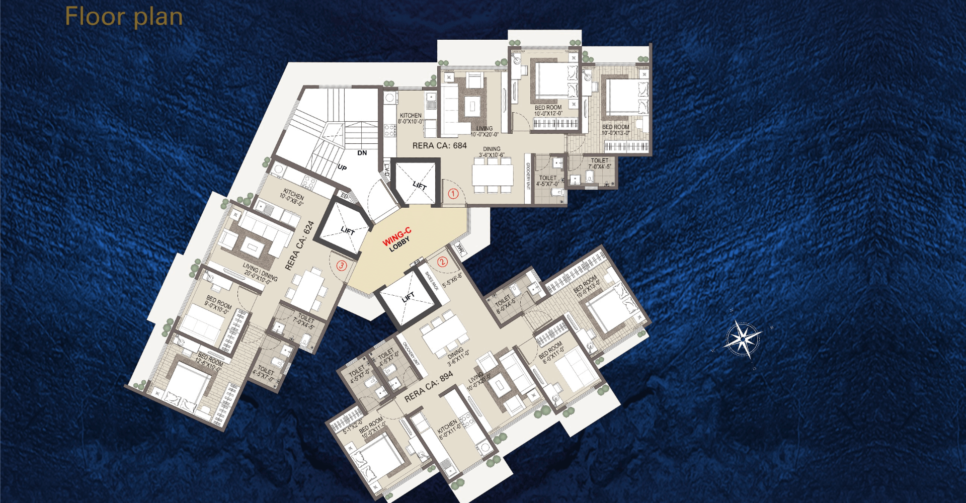 Dreamax Vega floorplan