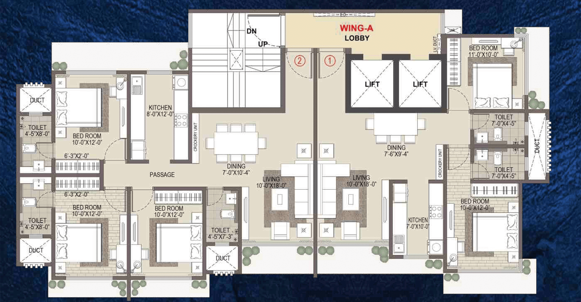 Dreamax Vega floorplan